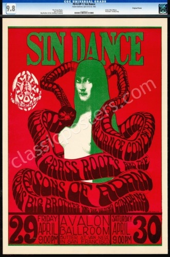 Mint Certified FD-6 Sin Dance Poster