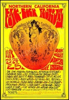 Northern California Folk Rock Festival Poster