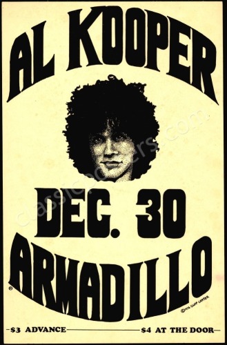 Al Kooper Armadillo Poster