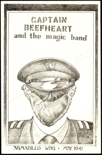 1974 Captain Beefheart Armadillo Poster