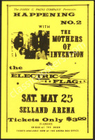 Scarce Frank Zappa-Mothers of Invention Handbill