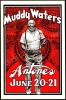 Colorful Muddy Waters Antone&rsquo;s Poster