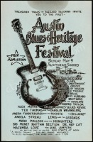 1982 Austin Blues & Heritage Festival Poster