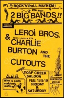 LeRoi Brothers Soap Creek Saloon Poster