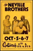 1978 Neville Brothers Austin Poster