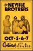 1978 Neville Brothers Austin Poster