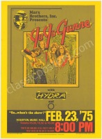Colorful 1975 JoJo Gunne Houston Poster