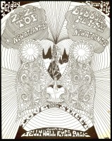 Rare First Ever ZZ Top Show Houston Handbill