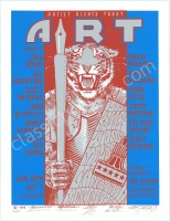 A Second Signed 1986 Artists Rights Today Poster