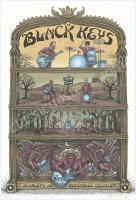 2012 Black Keys Pearl Edition Charlotte Poster