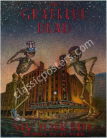 Signed Grateful Dead Radio City Music Hall Poster
