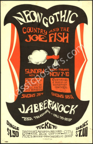 AOR 2.285 Country Joe Poster and Handbill