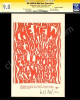 Mint Signed BG-6 The Fillmore Handbill