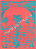 Two Reprint Jimi Hendrix Earl Warren Posters