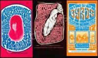 Three Handbills from the Bill Graham Series