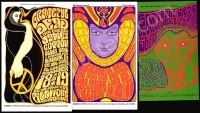 Three Grateful Dead The Fillmore Handbills