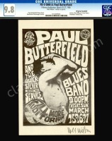 Mint Signed FD-3 Paul Butterfield Handbill