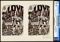 Scarce Signed Double FD-4 Handbill