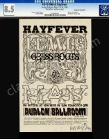 Rare Signed FD-10 Grateful Dead Handbill