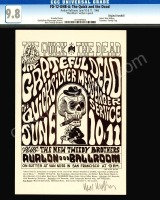 Popular Signed FD-12 Grateful Dead Handbill