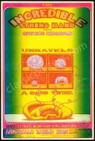 Signed Incredible String Band Armadillo Poster
