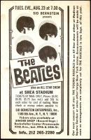 Scarce 1966 Beatles Shea Stadium Handbill