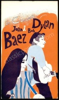 Popular AOR 1.101 Bob Dylan Joan Baez Handbill