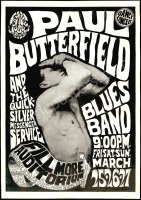 Dazzling Original FD-3 Paul Butterfield Poster