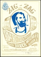 Signed Original FD-14 Zig Zag Man Poster