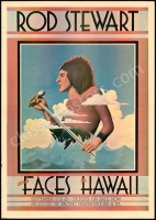 Scarce 1975 Faces Hawaii Poster