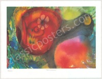 Jerry Garcia Snail Garden Lithograph