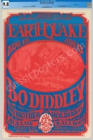 Rare Certified Original FD-21 Earthquake Poster