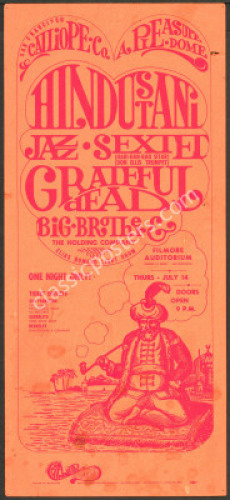 AOR 2.182 Grateful Dead Big Brother Handbill