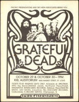 Grateful Dead Kiel Auditorium Handbill