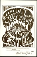Very Choice Signed BG-4 Jefferson Airplane Handbill