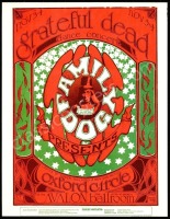Popular FD-33 Grateful Dead Family Dog Handbill