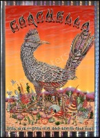 2015 Signed and Doodled Coachella Red Sky Foil Poster