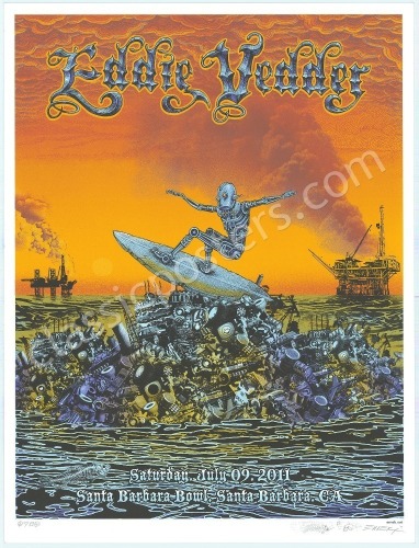 A Trio of Pearl Jam and Eddie Vedder Posters