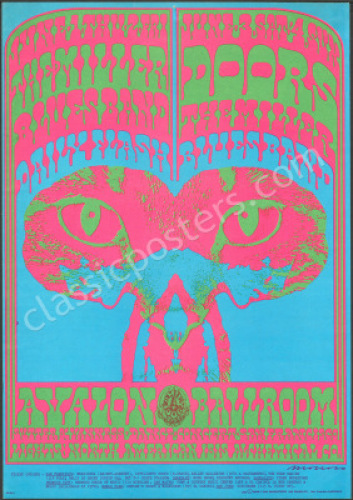 Attractive Original FD-64 The Doors Poster