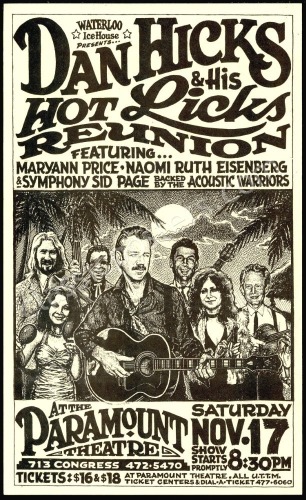 Attractive Dan Hicks Austin Handbill