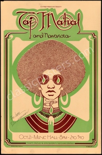 Scarce Signed Taj Mahal Houston Poster