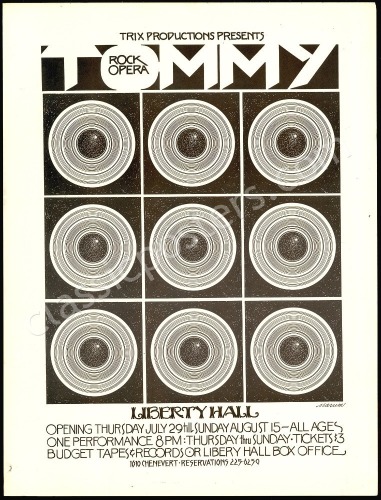 Interesting Liberty Hall Tommy Poster