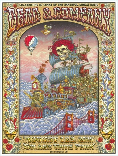 Amazing 2025 Dead & Company San Francisco Poster
