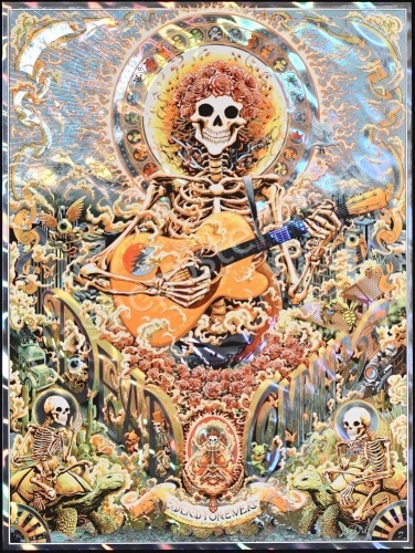 2024 Dead & Company Lava Foil Poster