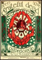 Popular Original Signed FD-33 Grateful Dead Poster