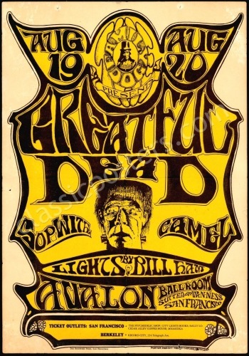 Original FD-22 Grateful Dead Poster