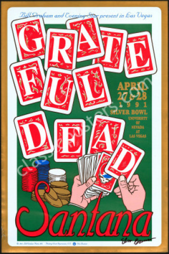 Signed BGP-41 Grateful Dead Poster