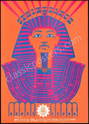 Signed Original FD-47 Sphinx Dance Poster