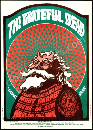 Signed FD-40 Grateful Dead Poster
