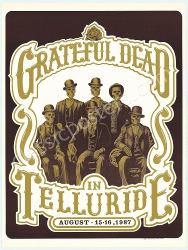 Second Print Grateful Dead Telluride Poster